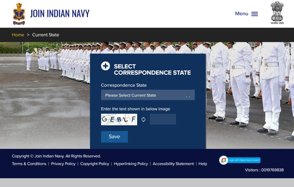 Join Indian navy btech entry 2025 batch registration